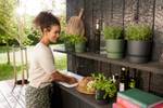 greenville rond 18cm living noir